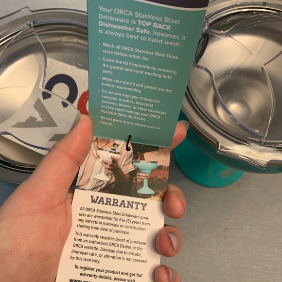 NWOT ORCA Rita 13oz Seafoam Double-Walled Margarita Ice Cream Cup - Picture 6 of 16